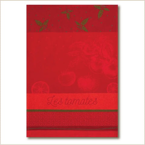 Tea Towel - Cotton Jacquard - Garden Tomatoes/Les Tomates