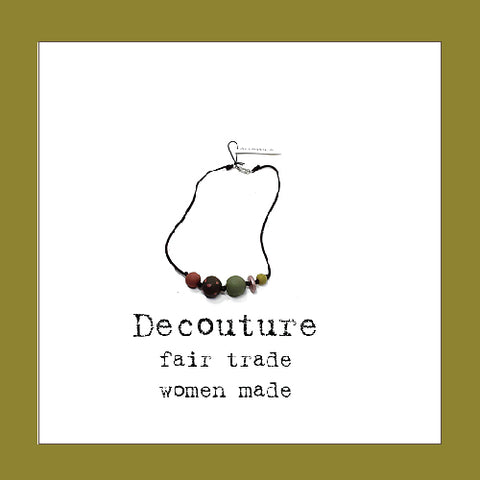 Decouture Necklace - Little Pip - Green