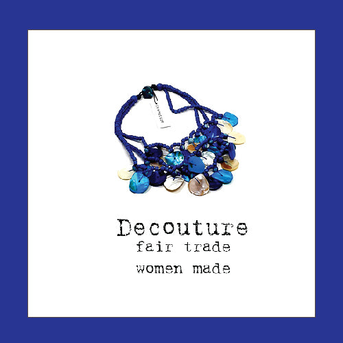 Decouture Necklace - Waves - Blues
