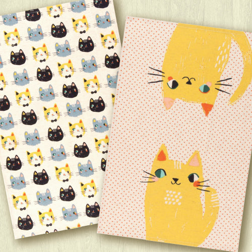 Meow Meow Dish Towels - Set of 2