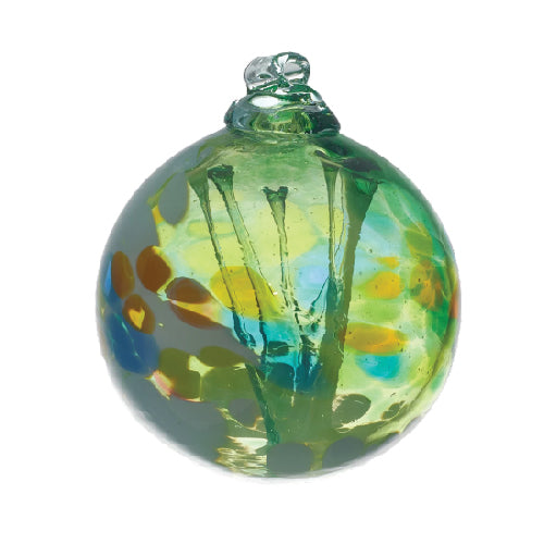Kitras Art Glass Fairy Orb - Forest Fairy