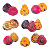 Ornament - Fair Trade Gourd Flower Mix