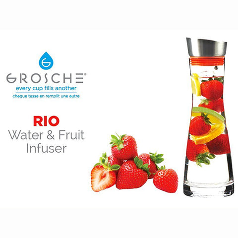 Rio Sangria Pitcher & Water Infuser Carafe - Grosche