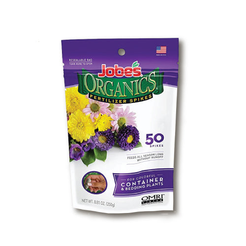 Jobe's Organics Fertilizer Spikes - Containers and Bedding Plants 3-5-6