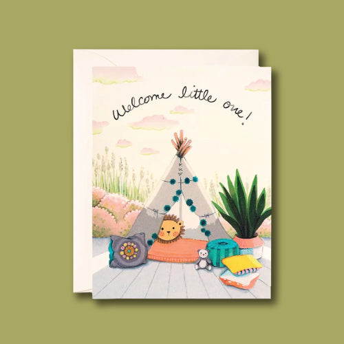 Joojoo Paper - Welcome Little One Notecard