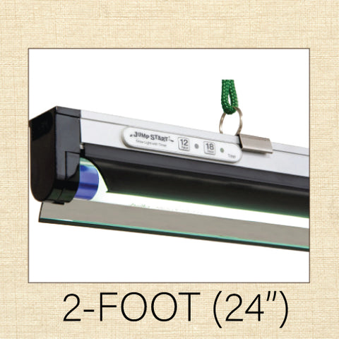 Jump Start Modular T5 Light Strip with Reflector and Timer - 2 Foot