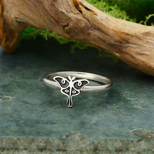 Ring - Sterling Silver Luna Moth Ring