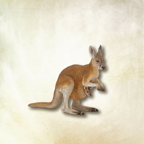 Animal Figurine - Papo Kangaroo with Joey