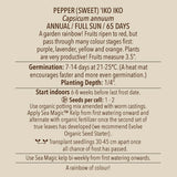 Seeds - Pepper (Sweet), Iko Iko OG (SGH)