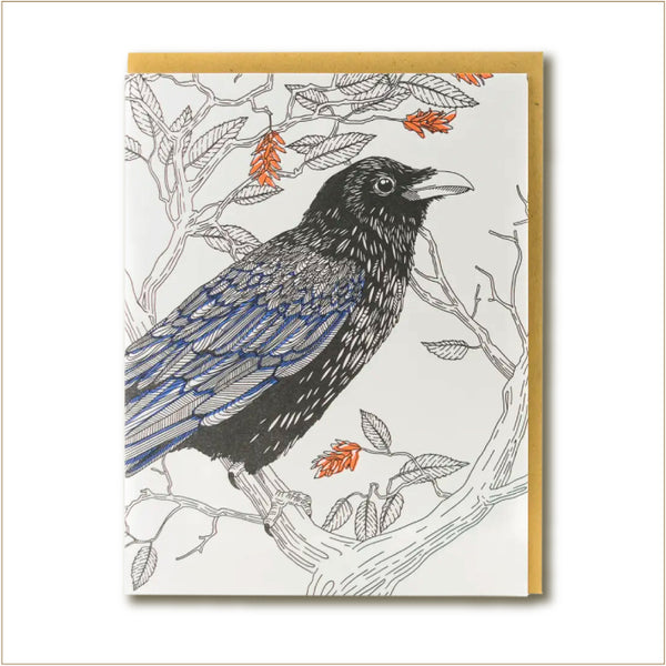 Porchlight Press Card - Raven