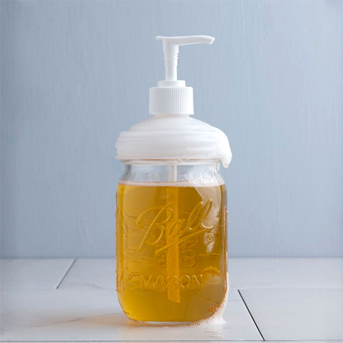 reCAP® Mason Jar Soap Dispenser Lid & Pump Cap - Regular Mouth, Natural