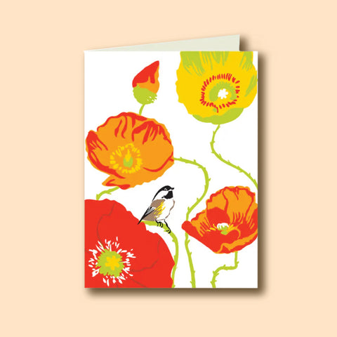 Rigel Stuhmiller Note Card ‘Thank You Chickadee’