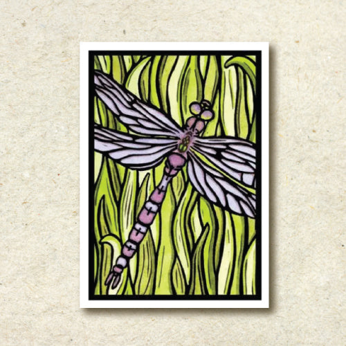 Sarah Angst Art - Dragonfly Notecard