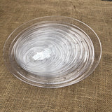 Saucer - Clear Vinyl - Choose from Assorted Sizes