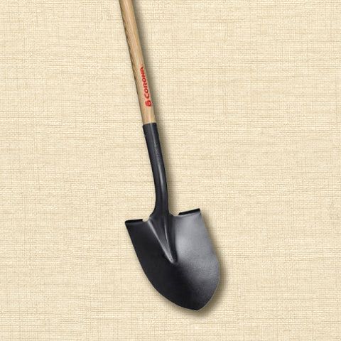 Corona® Round Point Digging Shovel with 48 inch handle