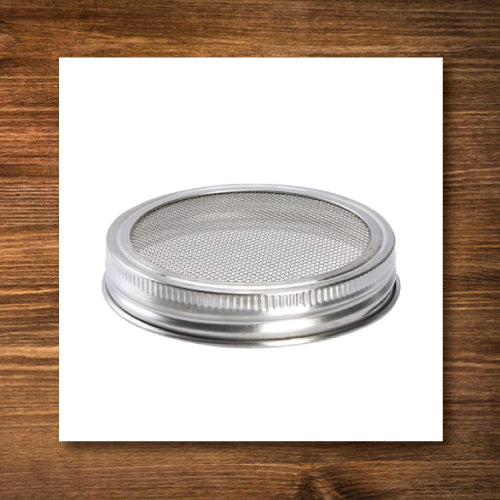 Sprouting Lid with Stainless Steel Screen - Mumm's