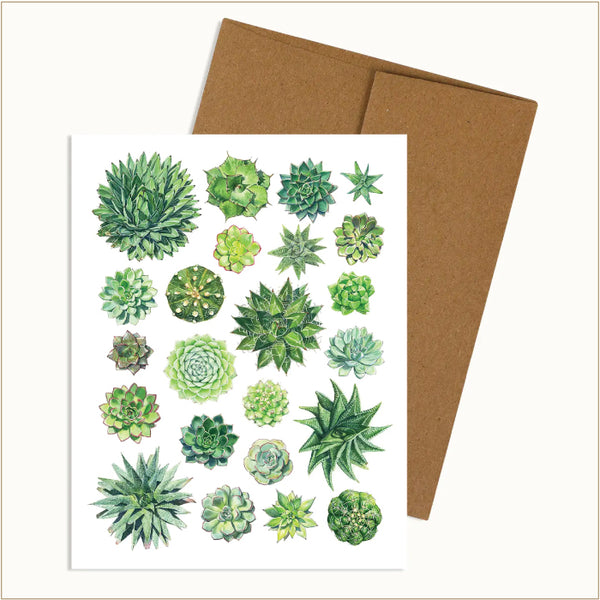 SALE! Aaron Apsley Note Card - Cactus & Succulent
