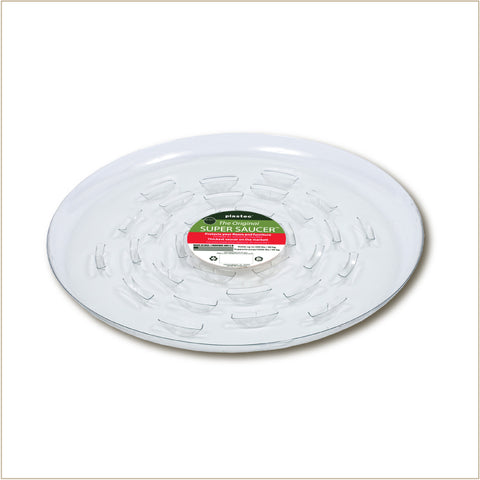 Saucer - Super Saucer Clear - Choose from Assorted Sizes