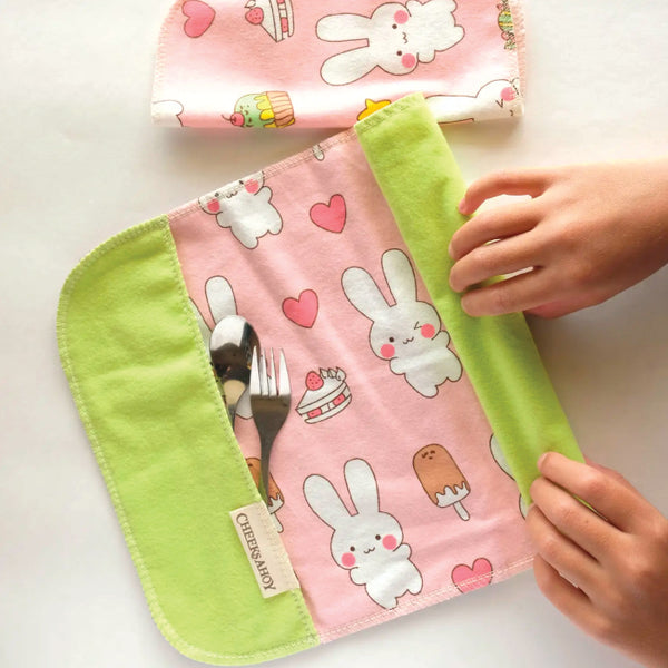 Cheeks Ahoy Placemat for Kids + Napkins - The Treat Bunny