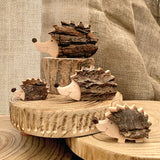 Black Forest Wood Decor Piece - Hedgehog