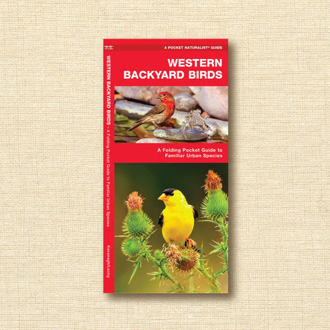 Folding Pocket Guide - Western Backyard Birds