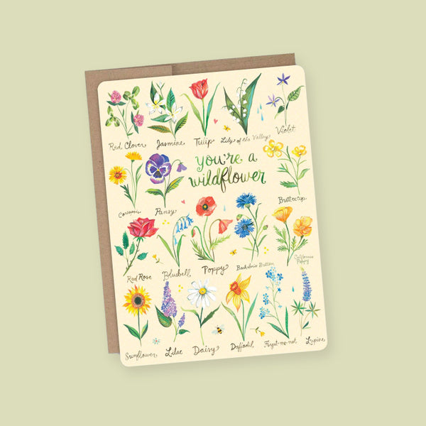 Katie Daisy 'Wildflower' Birthday Card