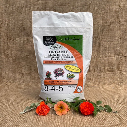 hanging plant fertilizer Evolve Slow Release Hanging Basket & Container Plant Fertilizer OG