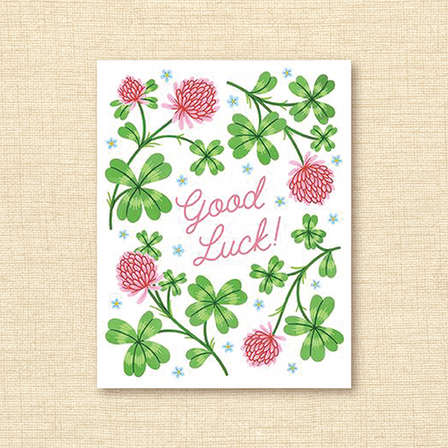 Linden Paper Company Card - 'Good Luck!'
