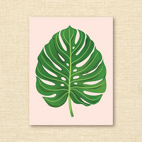 Linden Paper Company - Monstera Card