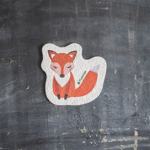 Plantish Compostable  Pop-up Sponge - Fox